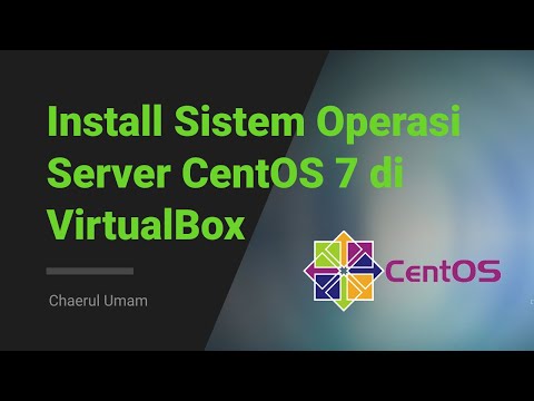 Install Sistem Operasi Server CentOS 7 di VirtualBox