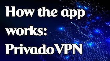 How the vpn app works: PrivadoVPN