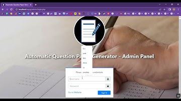 Question Paper Generator System in PHP