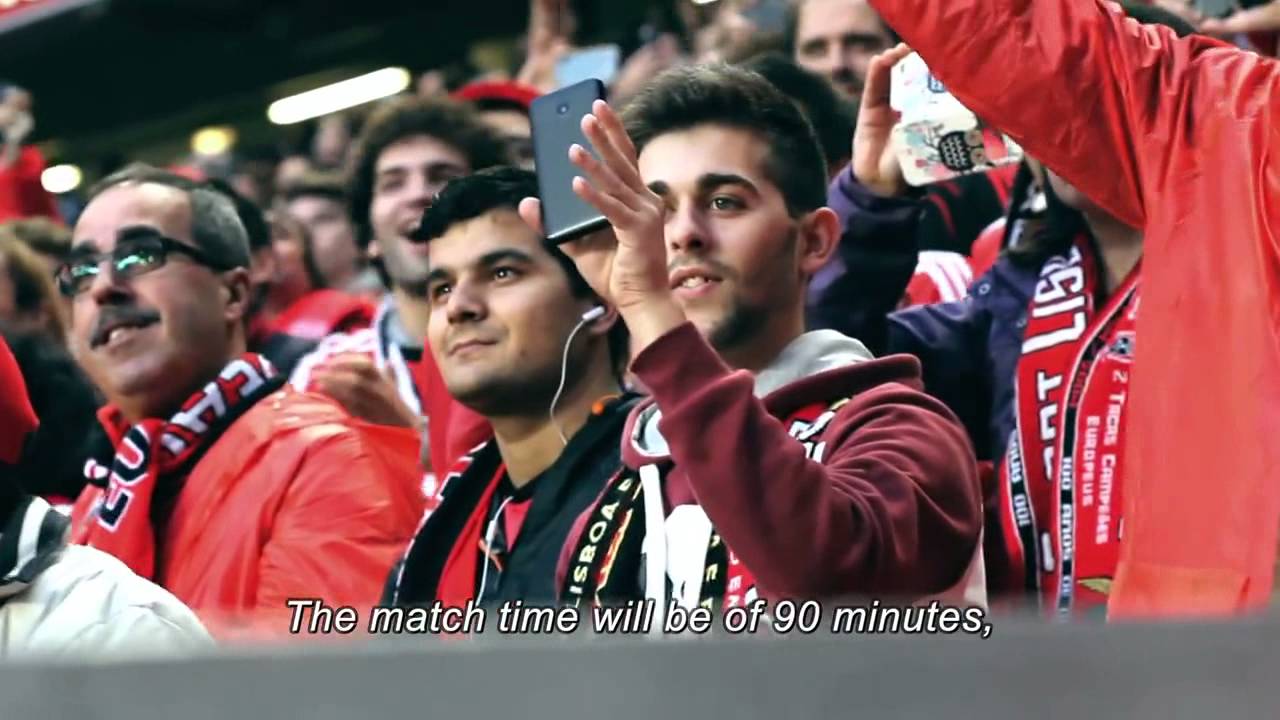 Emirates Benfica safety video with Emirates Facebook YouTube