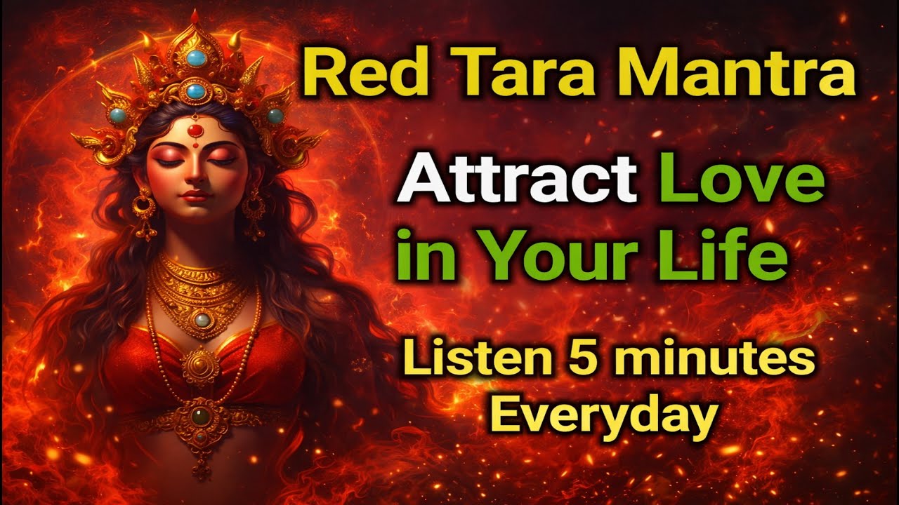 Listen Daily Before Valentine’s Day 💞 Red Tara Mantra for Love, Healing & Attraction | 2026 Mantra|