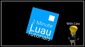 Part 1 || LuaU Variables in 2 minutes! || ROBLOX STUDIO TUTORIAL