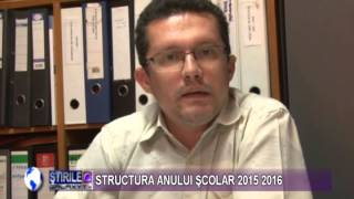 STRUCTURA ANULUI SCOLAR 2015 2016