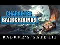 Character Backgrounds in Baldur's Gate 3