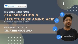 MCQ Challenge | Classification & Structure of Amino Acid | Dr. Abhishek Gupta screenshot 5