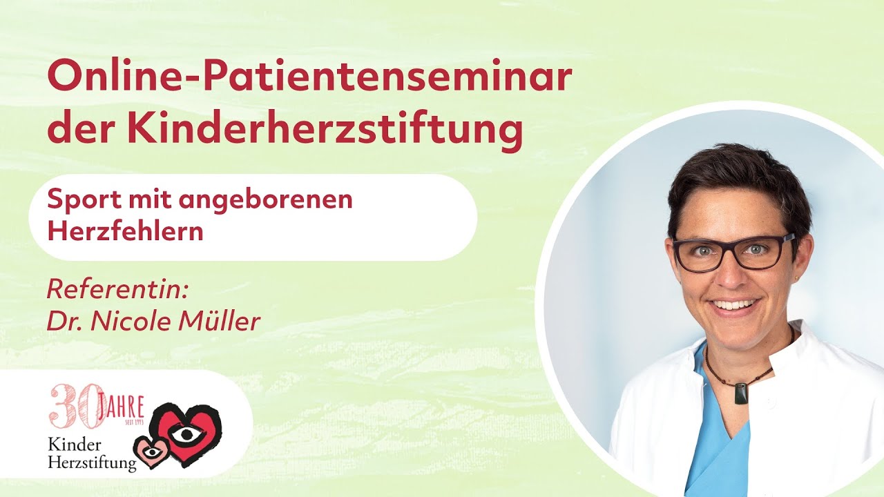 Online-Seminar Sport mit angeborenen Herzfehlern