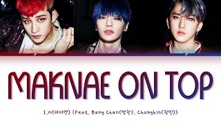 I.N (아이엔) - MAKNAE ON TOP (막내온탑) (Feat. Bang Chan, Changbin) [Color Coded Lyrics/Han/Rom/Eng/가사] Resimi