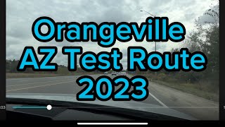 Orangeville (Ontario) AZ Test Route