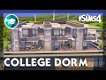 College Dorm | Discover University | Stop Motion | Sims 4 | No CC