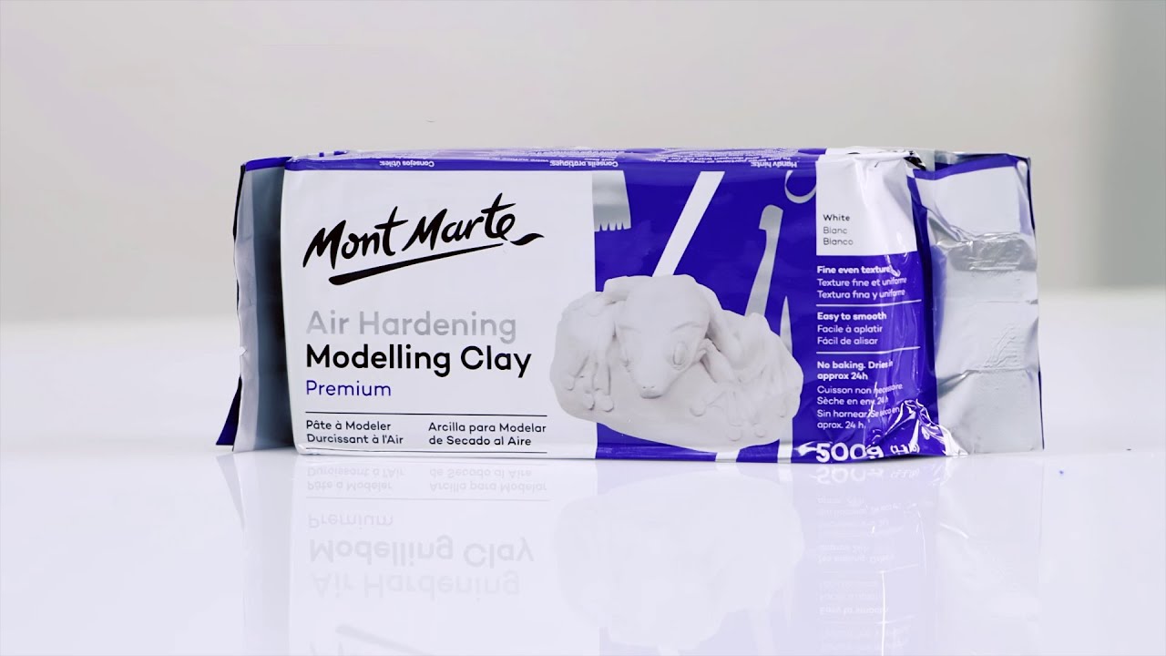 Mont Marte Air Hardening Modelling Clay Premium 500g Product Demo