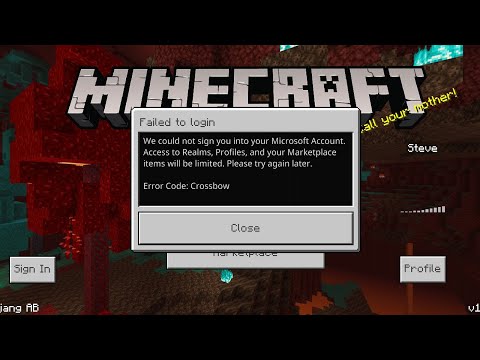 How to Fix Login Error Code: Crossbow in Minecraft?