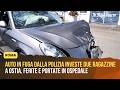 Auto in fuga dalla polizia investe due ragazzine a Ostia, ferite e portate in ospedale