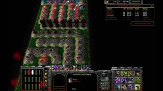 Warcraft III - Line Tower Wars - Come From Behind Victory - Warcraft 3