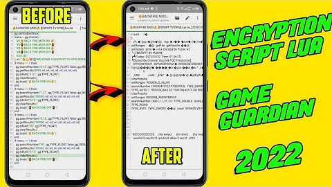 Tutorial || How to Encrypt Lua Script  Using GAME GUARDIAN