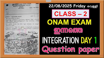 CLASS 2 INTEGRATION TODAY