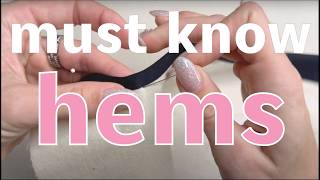 4 Ways to Hem Sewing Tutorial