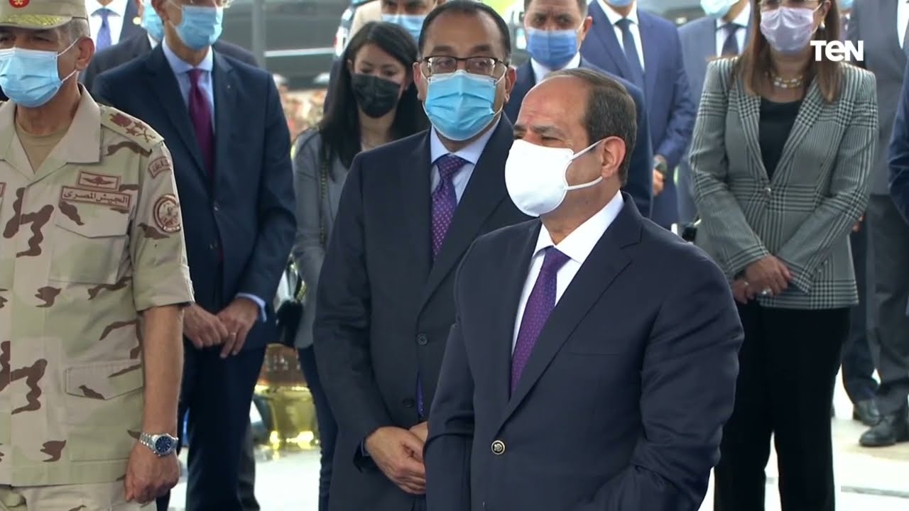 الرئيس السيسي يشهد افتتاح محطة عدلي منصور المركزية والقطار الكهربائي