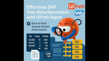 Effortless SAP Test-Data Generation with UiPath Agent 🚀 End-to-End Queue-Driven Automation