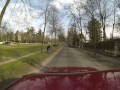 Promenade dans le parc de maisons laffitte  en voiture