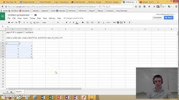 Linear Regression with Google Sheets