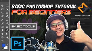 Adobe Photoshop for Beginners Basic tools (Clear Explanation) Part 1