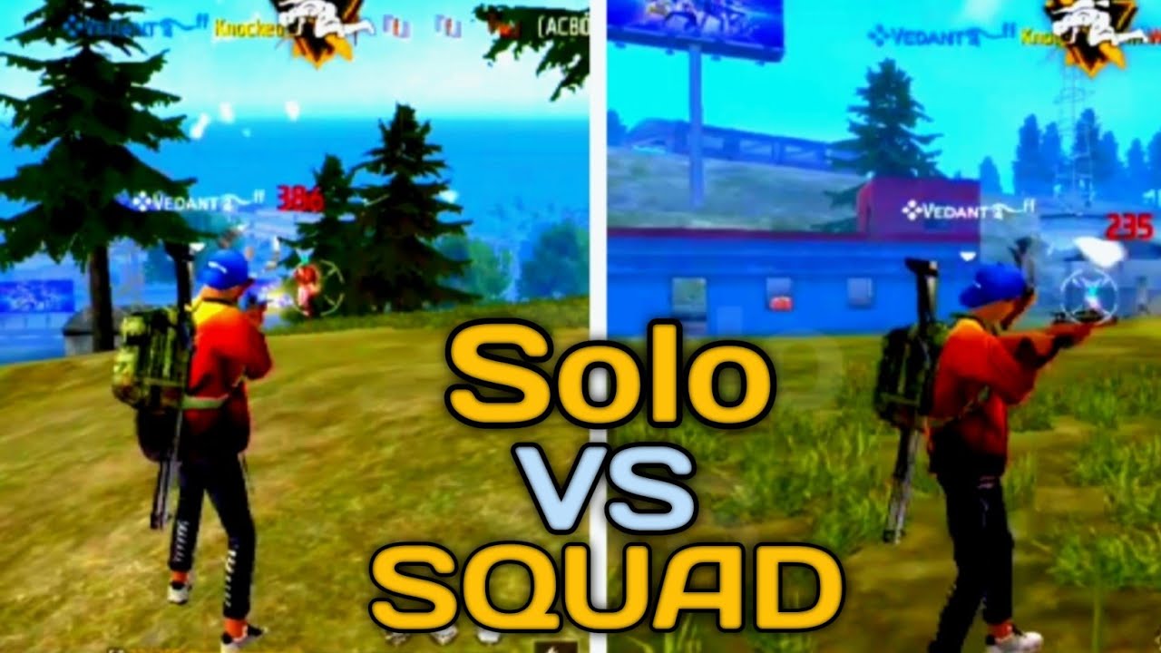 Hard Lobby Solo Vs Squad Full Gameplay | Garena Free Fire - YouTube