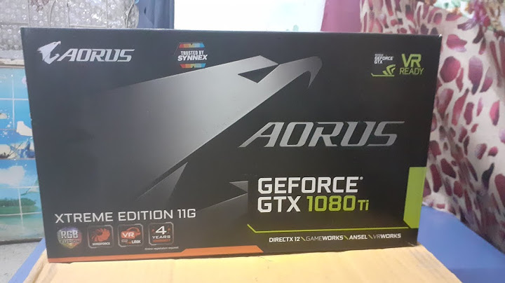 Aorus geforce gtx 1080 ti 11gb ม อสอง