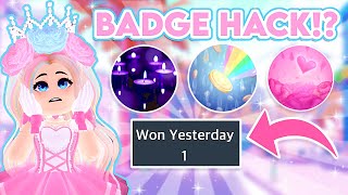 Lolet still here ?#roblox #hackers #badges