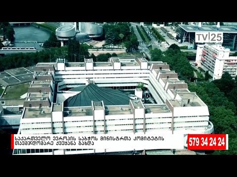 საქართველო ევროპის საბჭოს მინისტრთა კომიტეტის თავმჯდომარე ქვეყანა ხდება