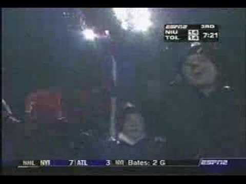 NIU Safety Dustin Utschig INT vs Toledo (2005)