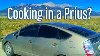 How I cook while I LIVE in my Toyota Prius! Kitchen tour + sample meal #VanLife #HotelPrius