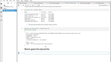 Reimagining Azure CLI docs in Jupyter Labs