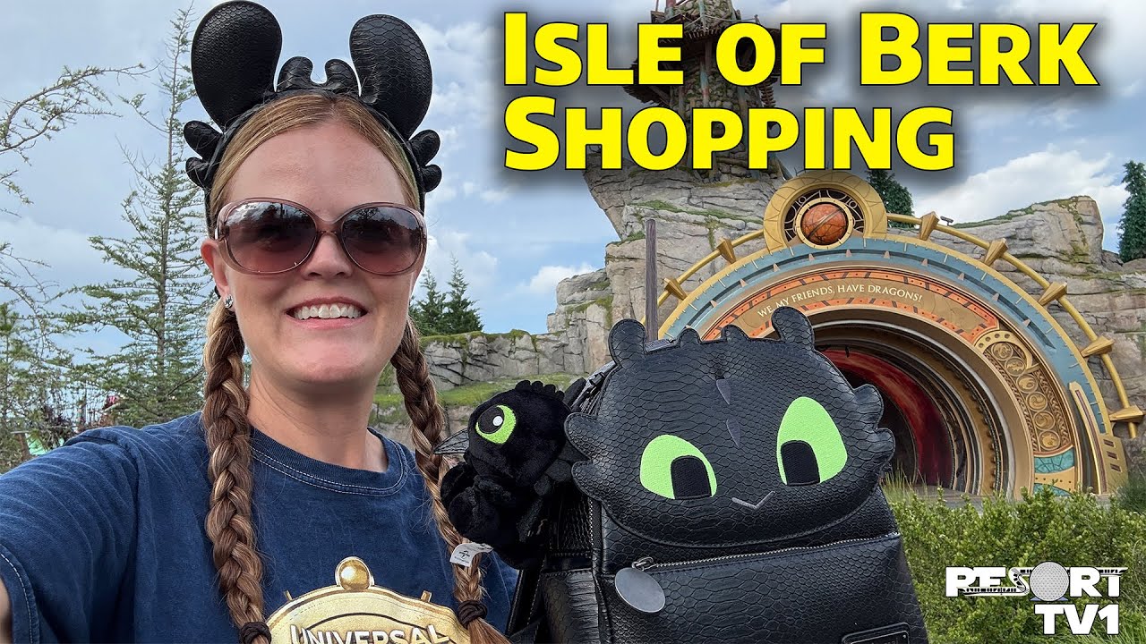 Shopping in Isle of Berk - How to Train Your Dragon Merch at Epic Universe!