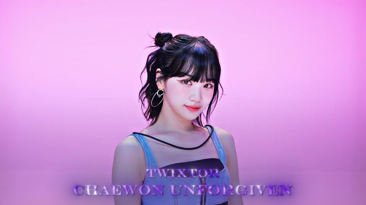 Le Sserafim Chaewon 'Unforgiven' studio choom twixtor clips