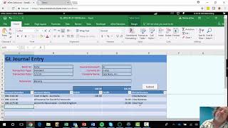 GP Template - GL Journals in Excel