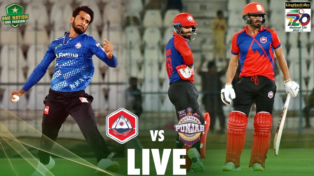 Live Northern vs Southern Punjab Match 30 National T20 2022 PCB