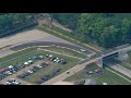 Aerial view at road america with whelen engineering up front