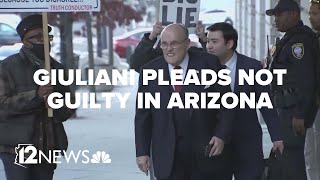 Giuliani pleads not guilty in 'fake electors' case