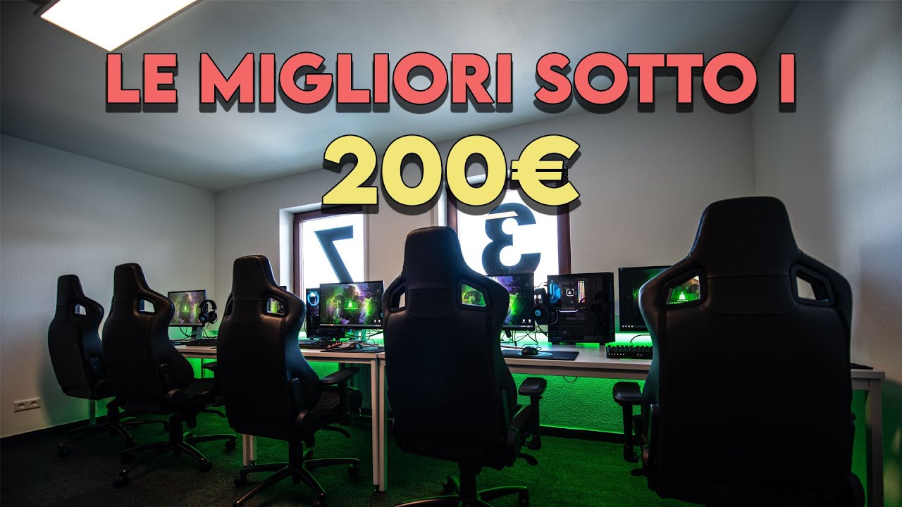 Anteprima di Sedia da Gaming sotto i 200 euro | Le migliori del 2023