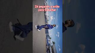 Zé pegando o avião para trabalhar #shorts #virgíniafonseca #zefelipe
