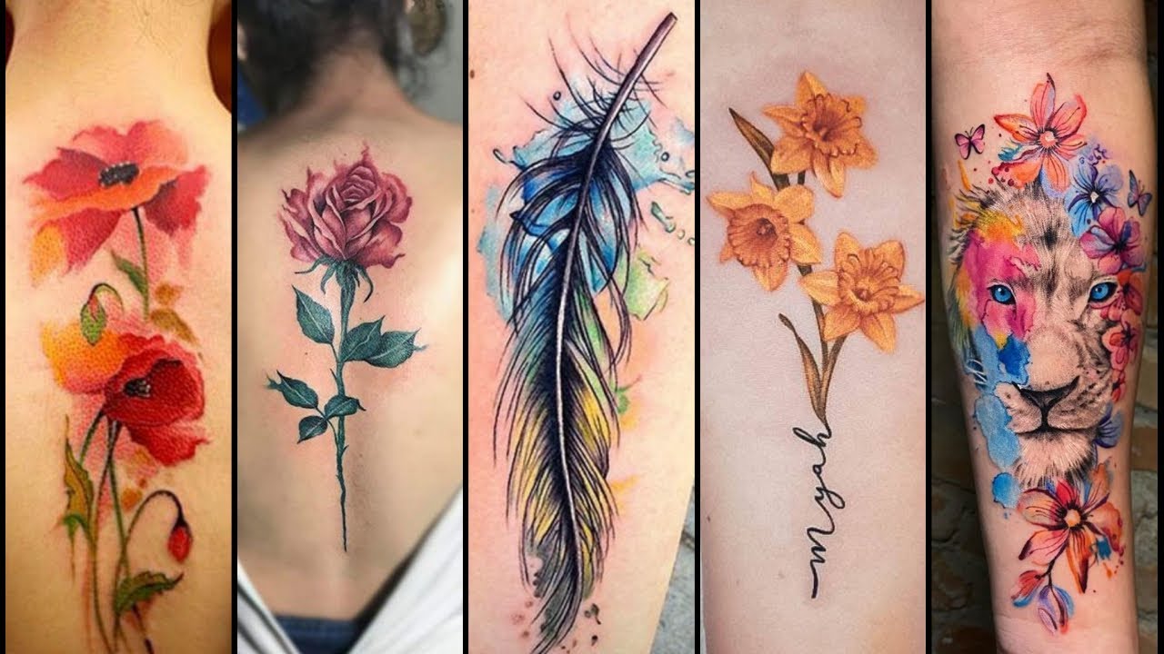 15 Colorful Tattoo Design Ideas For Girls 2025 Trendy Tattoos For Maxresdefault