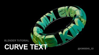 [Blender Motion] Creat a circular text motion graphics