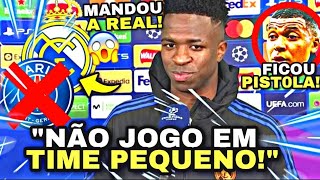 ?NOSSA VINICIUS JR HUMILHA PSG APÓS RECEBER PROPOSTA ASSUSTADORA DO PARIS ENTENDA TUDO