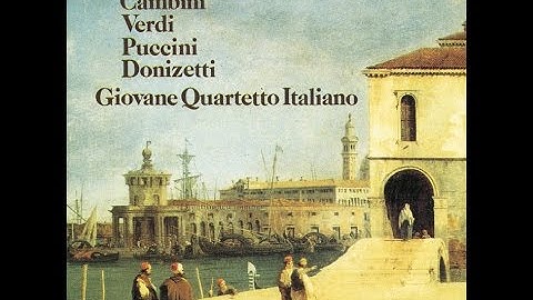 Giacomo Puccini: "Crisantemi" for String Quartet - I. Andante mesto / Giovane Quartetto Italiano