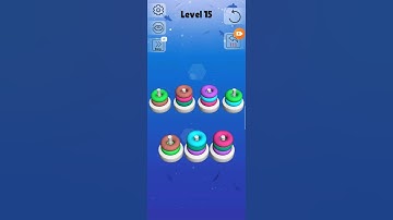 Sort stack level 15 Gameplay Walkthrought Solution