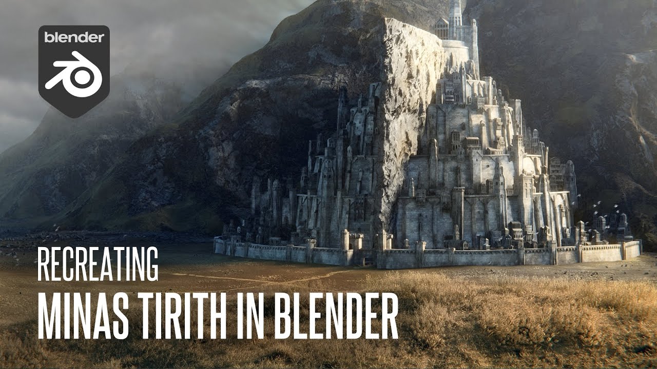Recreating Minas Tirith In Blender 
