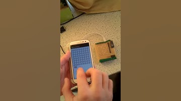 ATmega324 8x8 LED Matrix Bluetooth Controlled