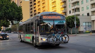 LA Metro, Foothill Transit & LADOT Dash Downtown Bus Action