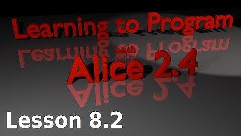 Alice Tutorial 2.4 Lesson 8.2 - Dummy Camera Introduction