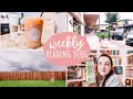 READING VLOG | i finished 3 books, watched a new scary movie, and even more rain